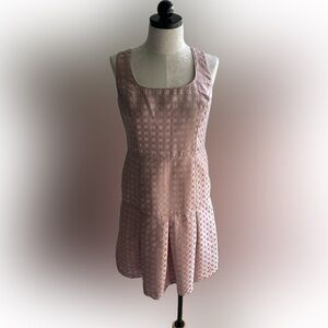 Banana Republic Pink Brocade Dress Monogram Collection